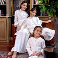 The Warisan Raya Girl Classic Skirt White - Umbi