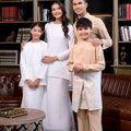 The Warisan Raya Men Baju Melayu Set Caramel - Umbi