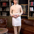 The Warisan Raya Men Baju Melayu Set Caramel - Umbi