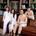 The Warisan Raya Men Baju Melayu Set Caramel - Umbi