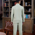 The Warisan Raya Men Baju Melayu Set Sage Green - Umbi