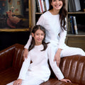 The Warisan Raya Women Fitted Kurung Set Checked White - Umbi