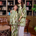 The Warisan Raya Women Long Kurung Estate Print - Umbi