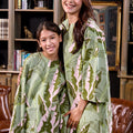 The Warisan Raya Women Long Kurung Estate Print - Umbi