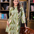 The Warisan Raya Women Long Kurung Estate Print - Umbi