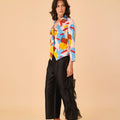 Top Blazer with Flare Dress - Umbi