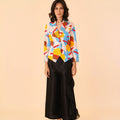 Top Blazer with Flare Dress - Umbi