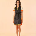 Two - piece Midi Dress Set with Sunflower Print - Umbi