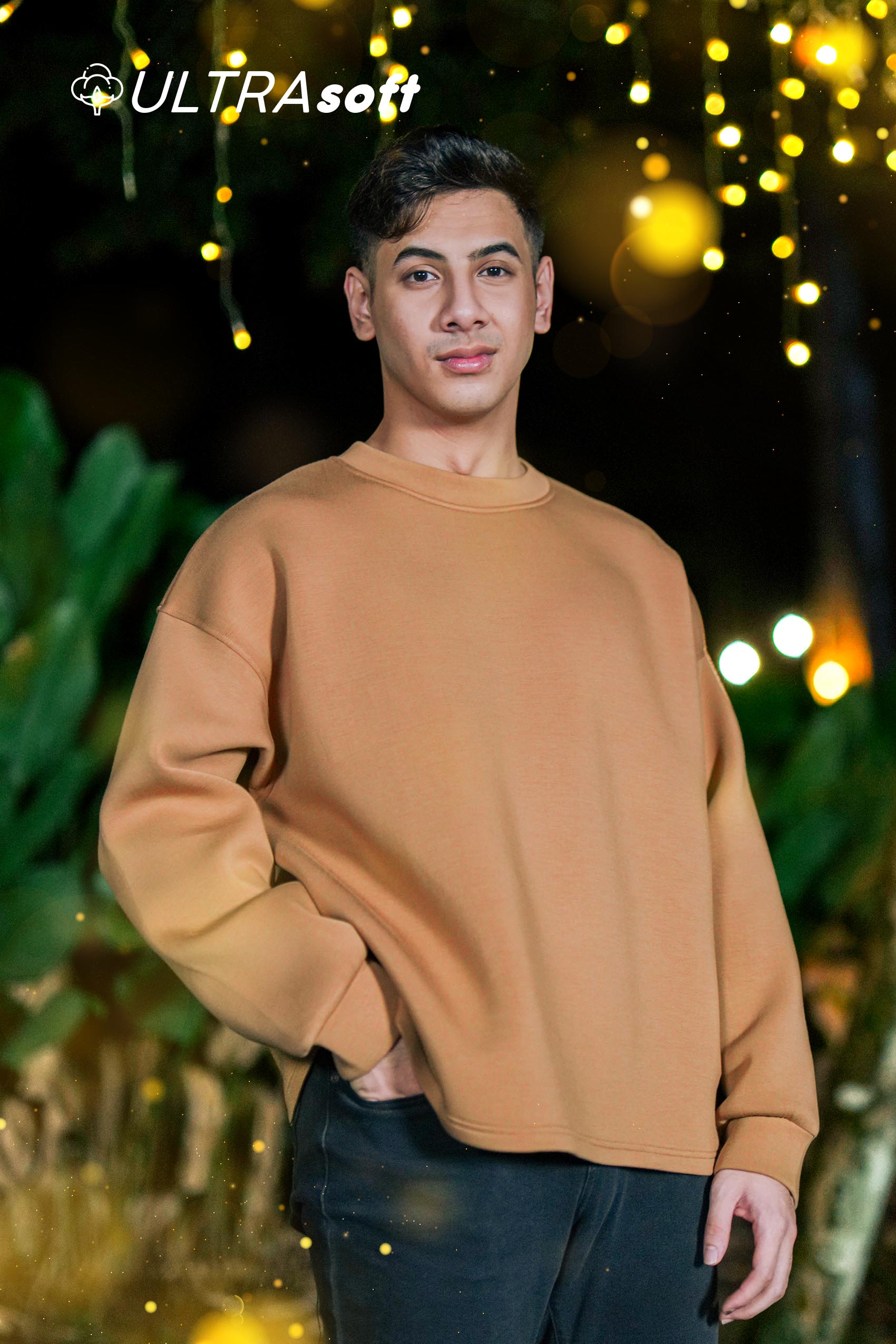 ULTRAsoft Men Marshmallow Sweatshirt Brown