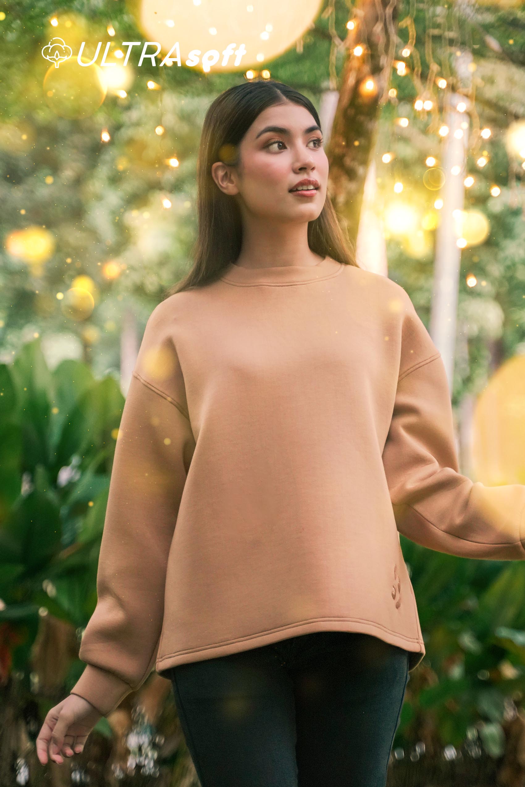 ULTRAsoft Women Marshmallow Sweatshirt Brown