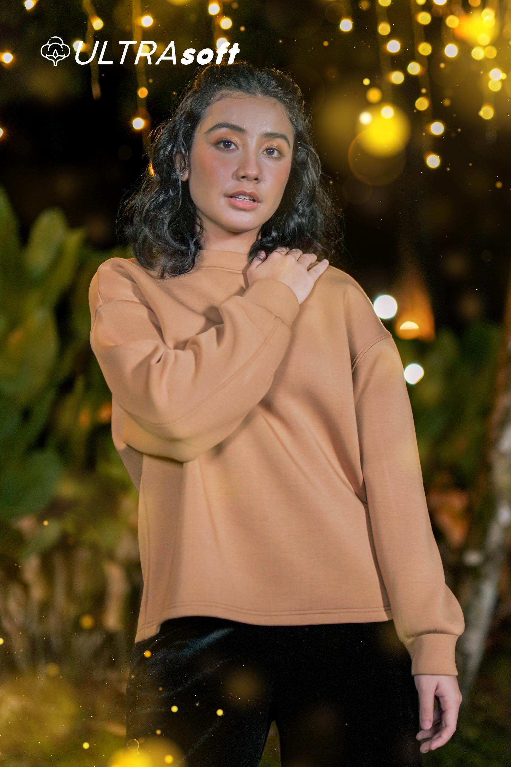 ULTRAsoft Women Marshmallow Sweatshirt Brown