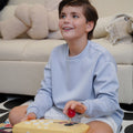ULTRAsoft Boy Marshmallow Sweatshirt Blue - Umbi
