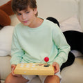 ULTRAsoft Boy Marshmallow Sweatshirt Mint Green - Umbi