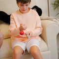 ULTRAsoft Boy Marshmallow Sweatshirt Peach - Umbi