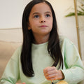 ULTRAsoft Girl Marshmallow Sweatshirt Mint Green - Umbi