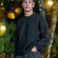 ULTRAsoft Men Marshmallow Sweatshirt Black - Umbi