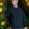ULTRAsoft Men Marshmallow Sweatshirt Black - Umbi