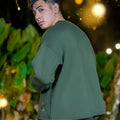ULTRAsoft Men Marshmallow Sweatshirt Emerald Green - Umbi