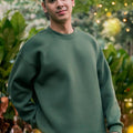 ULTRAsoft Men Marshmallow Sweatshirt Emerald Green - Umbi