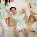 ULTRAsoft Men Marshmallow Sweatshirt Mint Green - Umbi