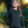 ULTRAsoft Unisex Kid Marshmallow Sweatshirt Black - Umbi