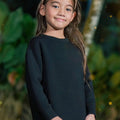 ULTRAsoft Unisex Kid Marshmallow Sweatshirt Black - Umbi