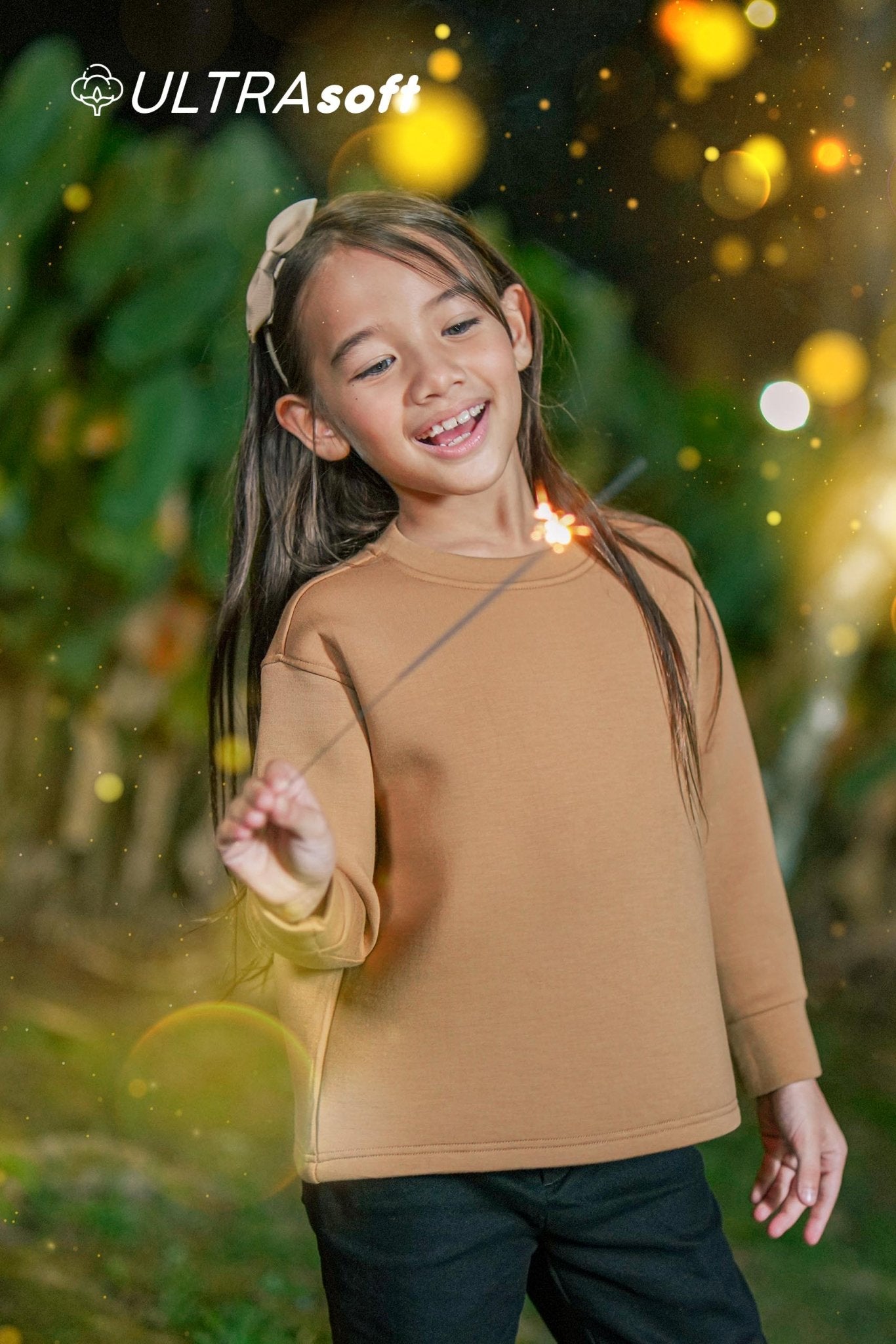 ULTRAsoft Unisex Kid Marshmallow Sweatshirt Brown - Umbi