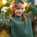 ULTRAsoft Unisex Kid Marshmallow Sweatshirt Emerald Green - Umbi