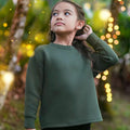 ULTRAsoft Unisex Kid Marshmallow Sweatshirt Emerald Green - Umbi
