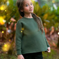 ULTRAsoft Unisex Kid Marshmallow Sweatshirt Emerald Green - Umbi