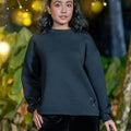 ULTRAsoft Women Marshmallow Sweatshirt Black - Umbi