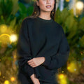 ULTRAsoft Women Marshmallow Sweatshirt Black - Umbi