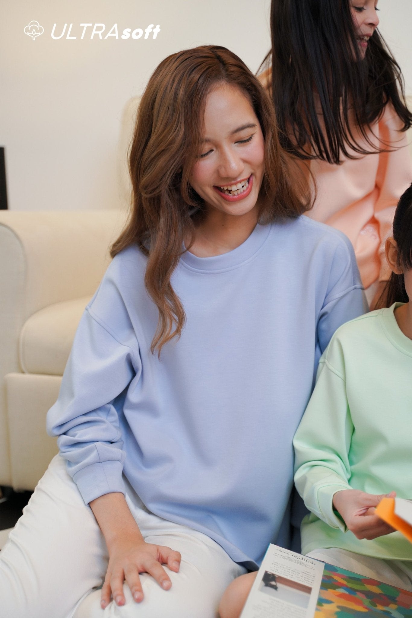 ULTRAsoft Women Marshmallow Sweatshirt Blue - Umbi