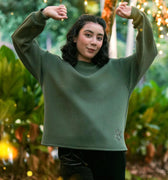 ULTRAsoft Women Marshmallow Sweatshirt Emerald Green - Umbi