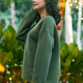 ULTRAsoft Women Marshmallow Sweatshirt Emerald Green - Umbi