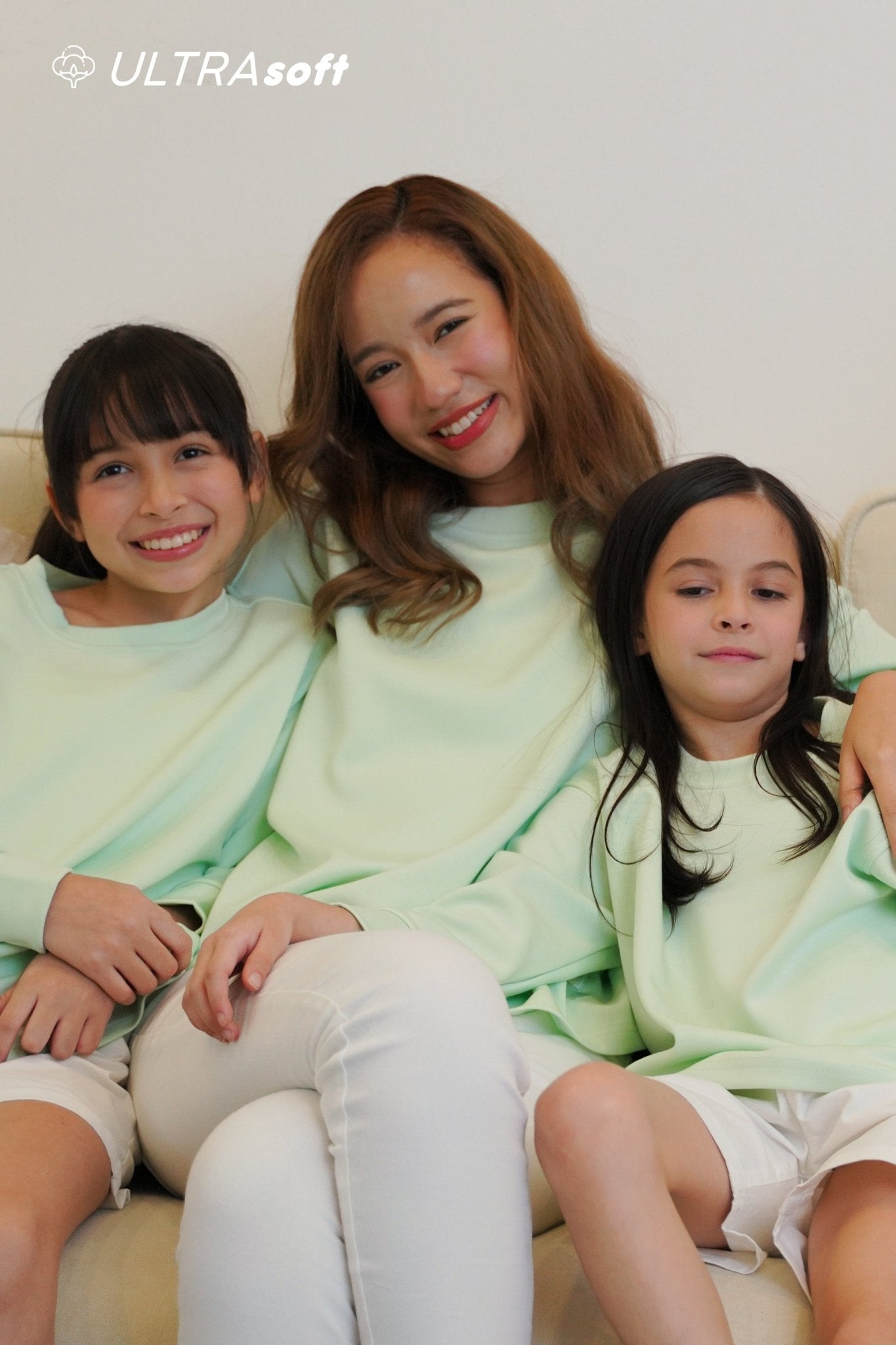 ULTRAsoft Women Marshmallow Sweatshirt Mint Green - Umbi