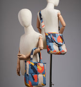 Waffle Bag Bumantara Print (Handmade from upcycled material) - Umbi