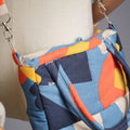 Waffle Bag Bumantara Print (Handmade from upcycled material) - Umbi