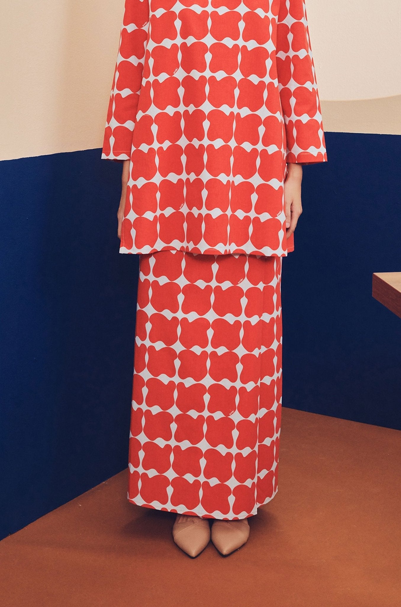Women Classic Skirt Bubblegum Print - Umbi