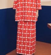 Women Classic Skirt Bubblegum Print - Umbi