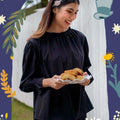 Women Dinah Blouse in Black - Umbi