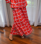 Women Flare Skirt Bubblegum Print - Umbi