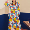 Women Flare Skirt Jellybean Print - Umbi