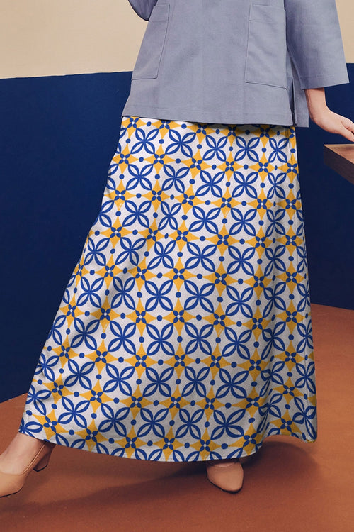 Women Flare Skirt Popcorn Print