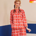 Women Pair Pockets Boxy Blouse Bubblegum Print - Umbi