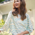 Women Saturday Blouse in Wave - Umbi