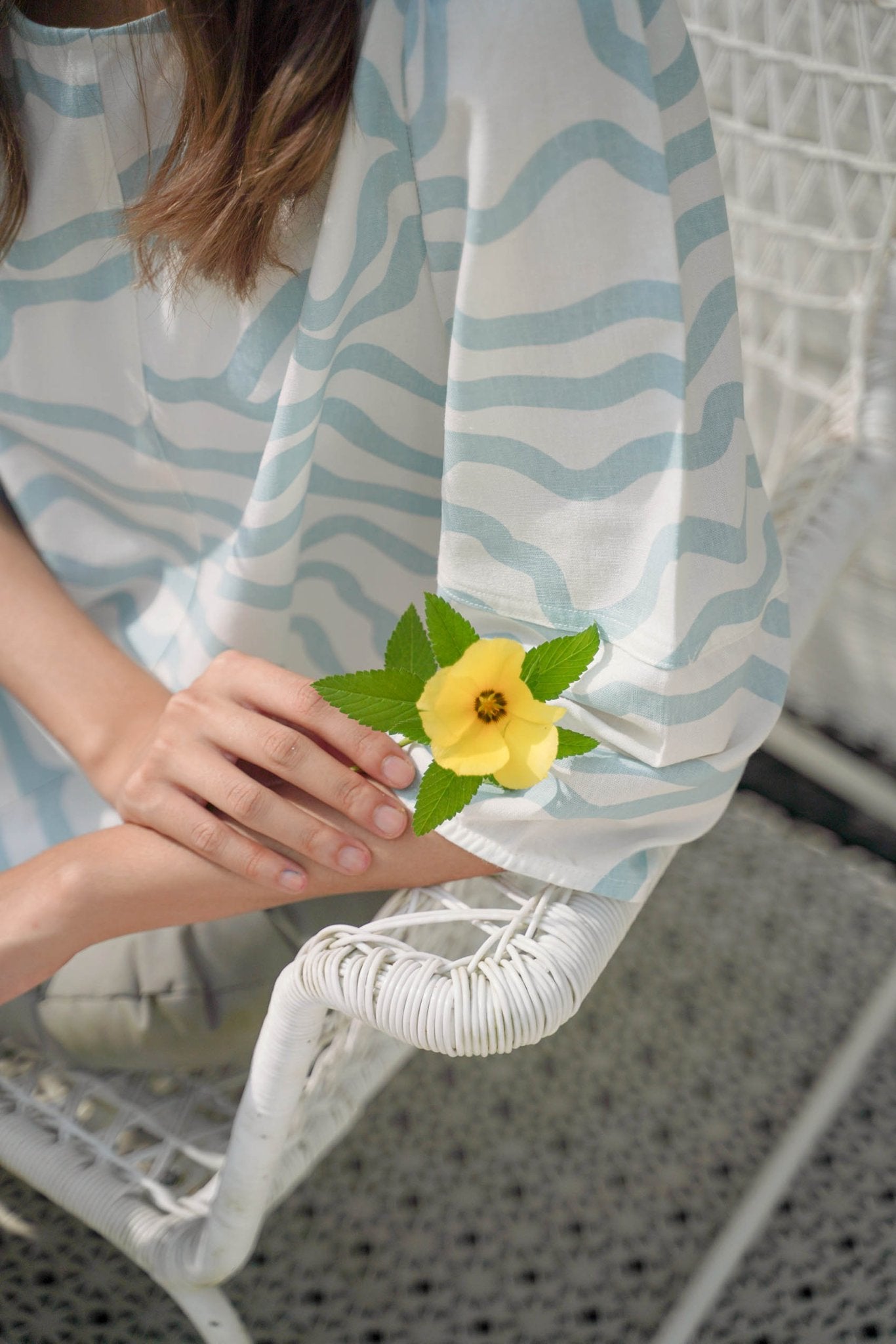 Women Saturday Blouse in Wave - Umbi