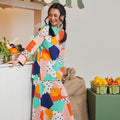 women bottom long skirt zipped eid raya kenduri event wear