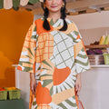 baju raya family sedondon adult women long kurung blouse sunflower print