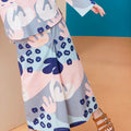 baju raya family sedondon girls classic skirts  coral blue
